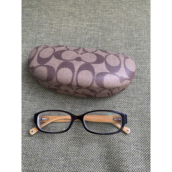 Coach HC 6001 Emily 5055 Eyeglass Frames Only Dark Tortoise Brown W/Case - Picture 1 of 7
